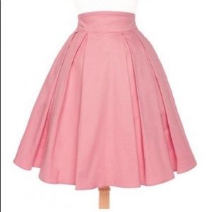 Little Jun Skirt in Pale Rose Pink Large